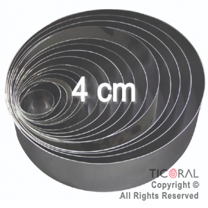 CORTANTE REDONDO ACERO INOXIDABLE N.4 (H) x 1